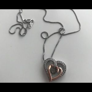 Diamonds in rhythm heart.